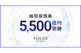 FOLIOホールディングスの総取扱残高が5,500億円を突破
