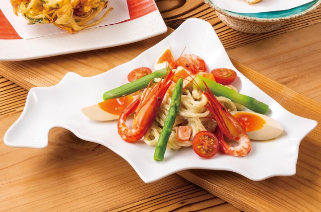 北海シマエビのルルロッソサラダ 北海シマエビのルルロッソサラダ