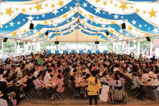 約2 500席の巨大ビヤガーデンで札幌の夏を楽しむ 大通公園8丁目 The サッポロ ビヤガーデン 7月日から営業開始 限定生ビール クラシック富良野シトラス を今年も販売 サッポロホールディングス のプレスリリース