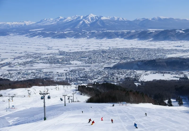 広大で景色も楽しめる、北海道ならではのスキー場