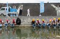 地元小学生による稚鮎(ちあゆ)放流を実施