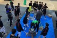 福岡市立城香中学校との共同餅つき大会を12月24日に開催