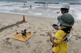 【下田ライフセービングクラブ】ドローンによる海水浴場パトロールを実施しています　白浜大浜海水浴場