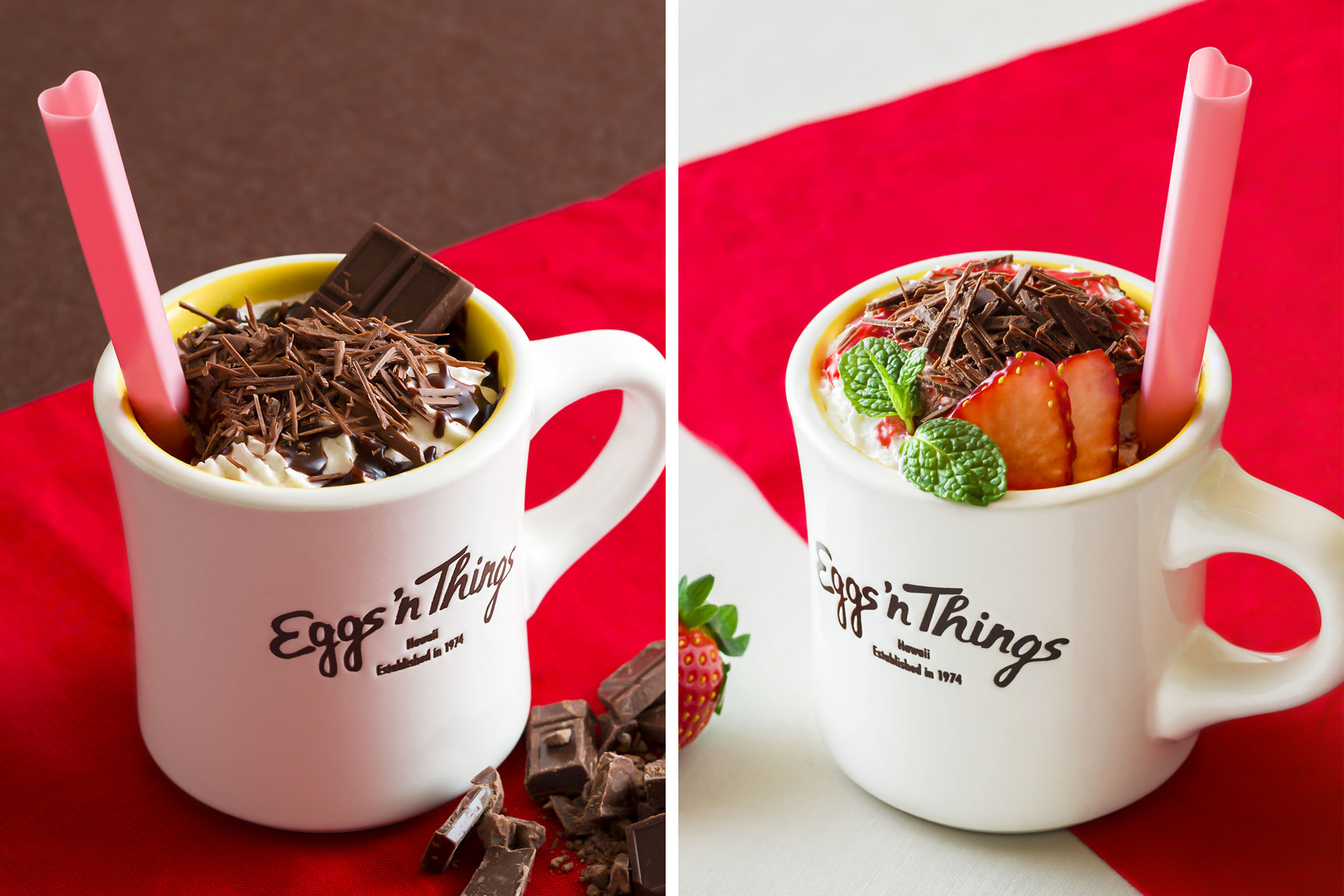 Eggs N Thingsより バレンタインにちなんだチョコレートドリンクが登場 トリプルチョコレートモカ フレッシュストロベリーモカ 1月16日 木 2月27日 木 期間限定販売 Eggs N Things Japan株式会社のプレスリリース