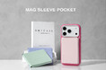 【UNICASE】持ち物は少なく、心地よさはもっと自由に 薄型マグネットカードポケット「MAG SLEEVE POCKET」発売