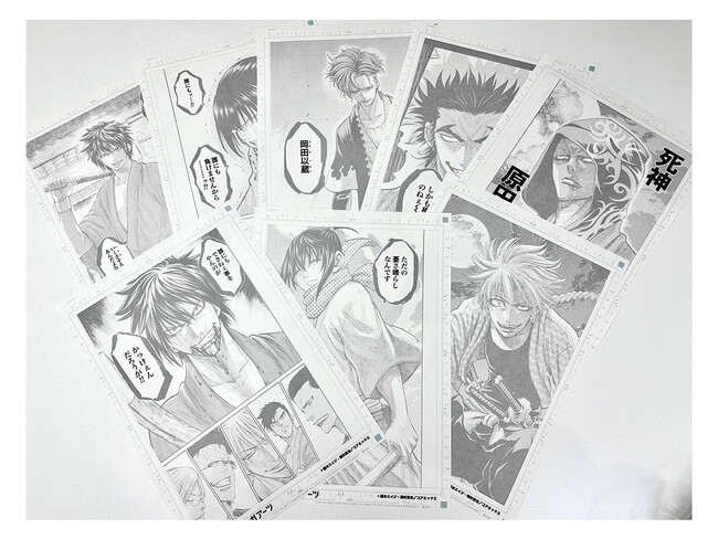 熊本マンガアーツにて体験できるワークショップ【漫画ペン入れ体験】に『ちるらん 新選組鎮魂歌』の原稿19点が新登場！