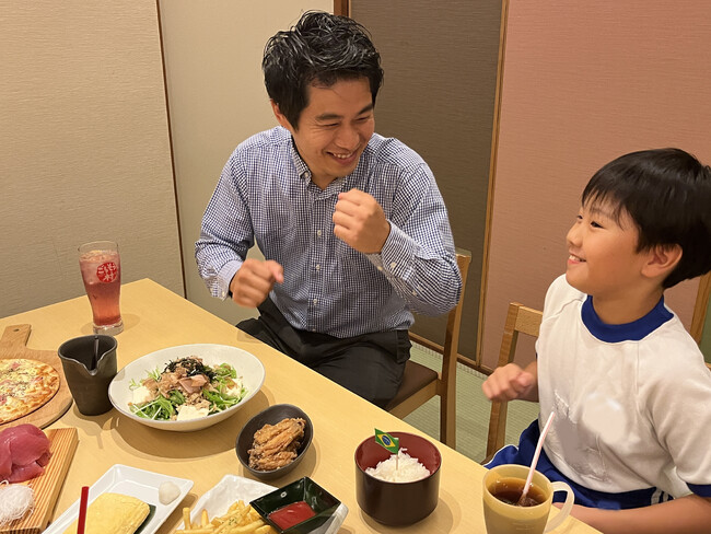 運動会後のお食事会