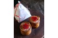 フラン専門店「PAQUET MONTÉ(パケモンテ)」のホワイトデー。無添加で素材の旨みを引き出した「いちごと柚子の2層フラン」