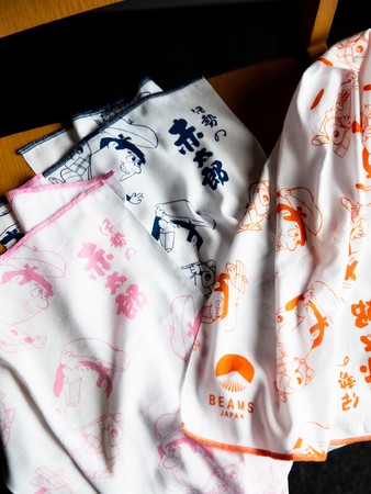 三重県の名物 赤福 とbeams Japanコラボレーションアイテムとして 赤太郎手ぬぐいを発売 株式会社ビームスのプレスリリース