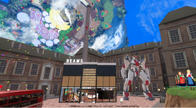 World Festi-VR “Core” Windmill Town (Core 7) にあるBEAMSバーチャルショップ