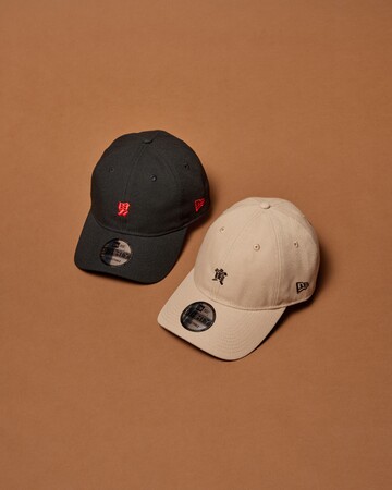 ニューエラキャップ 価格:¥4,950(税込) カラー展開:BLACK、BEIGE ニューエラキャップ 価格:¥4,950(税込) カラー展開:BLACK、BEIGE