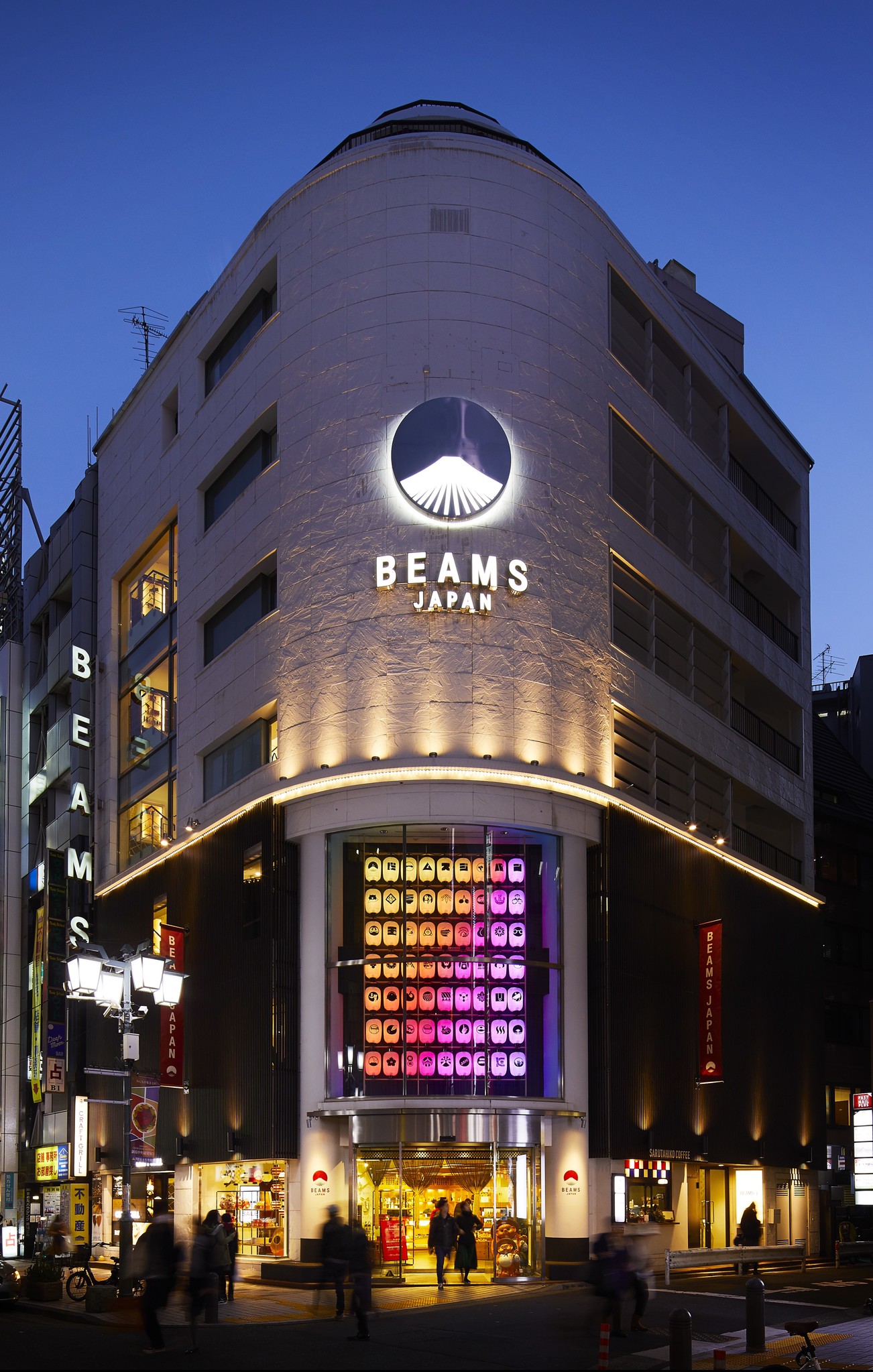 Mui Labとbeamsが ビームス ジャパン ファサードの提灯をiot化 株式会社ビームスのプレスリリース