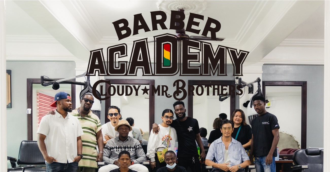 “CLOUDY × MR.BROTHERS CUT CLUB”BARBER ACADEMY PROJECT in GHANA始動のお知らせ