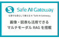 生成AI「Safe AI Gateway」、画像・図表も活用できるマルチモーダルRAGを搭載