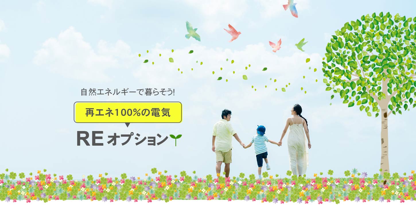 エコスタイルでんきに『REオプション』が新登場～オプション料金0円！非化石証書を活用した実質再エネ100%電気を提供開始～
