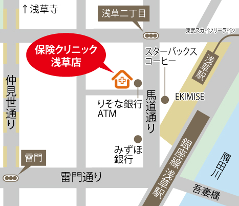 浅草店　地図