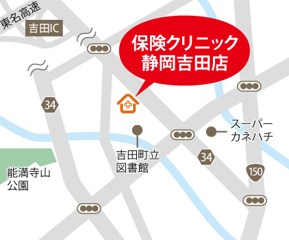 静岡吉田店　地図