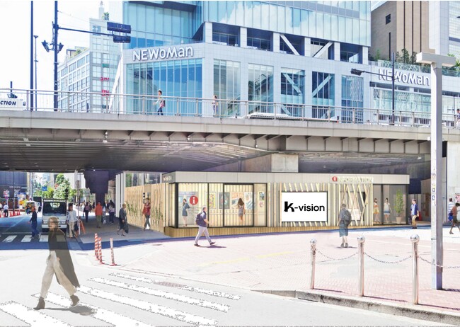 JR新宿駅東南口広場のK-vision