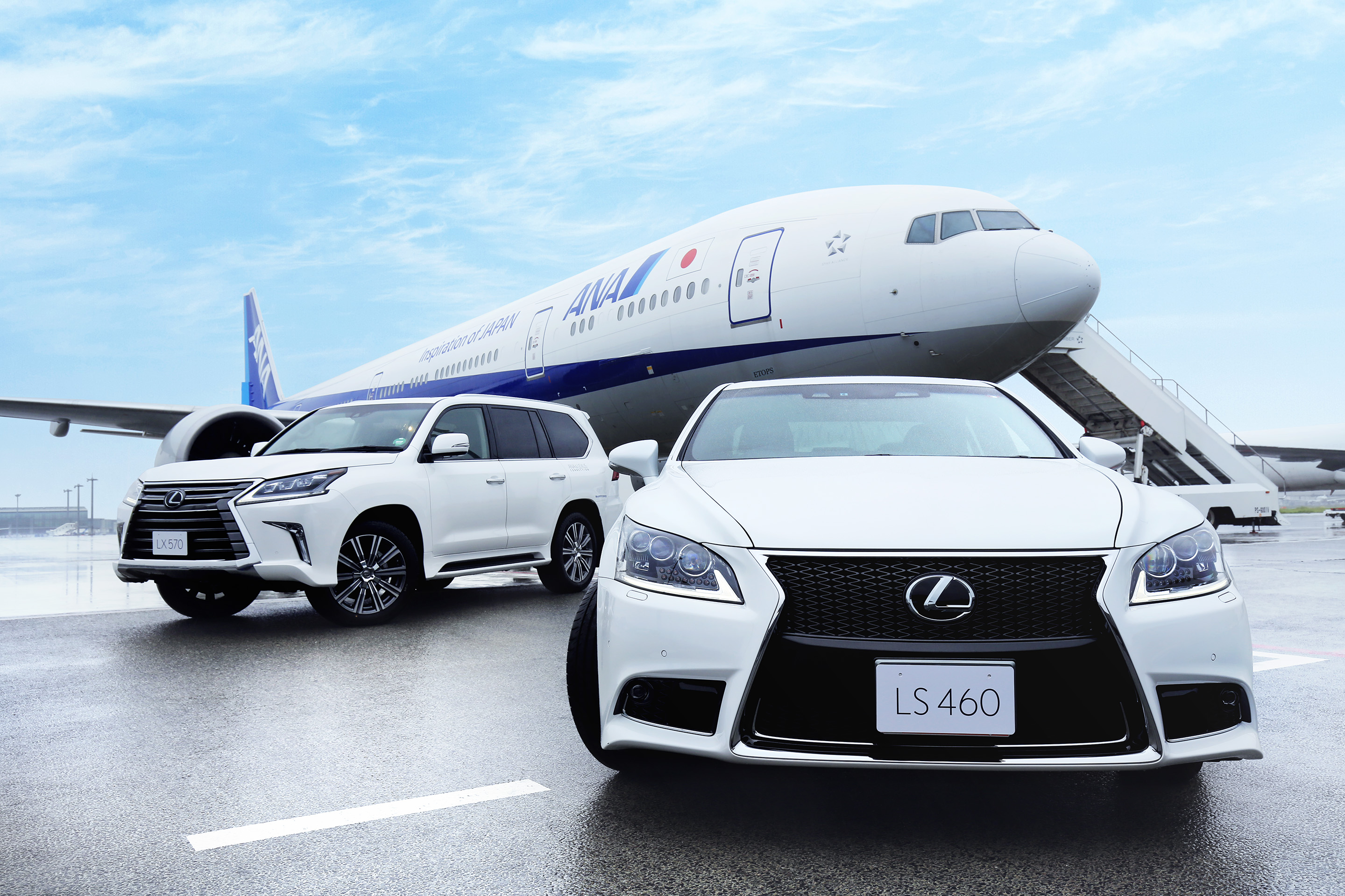 Ana Lexus Connection 日本初 Anaファーストクラスの乗り継ぎはlexusで Lexus Pr事務局のプレスリリース