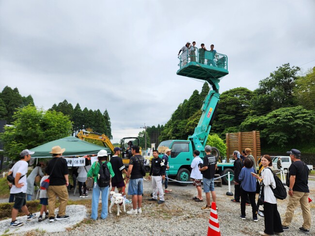 高所作業車重機体験