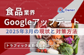 食品業界向け|Googleアップデート2025年3月の現状と対策方法レポート公開のお知らせ【2025年4月版】