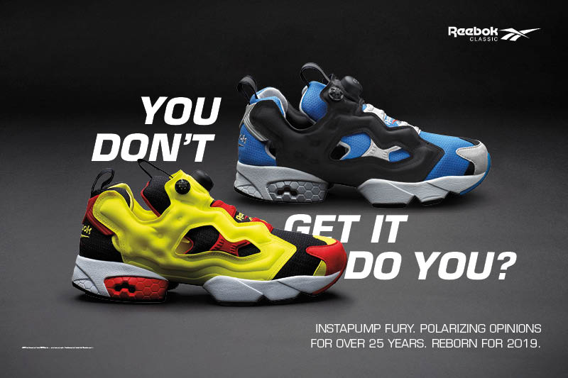 リーボックの代表モデル「INSTAPUMP FURY」が誕生から25周年！1994年