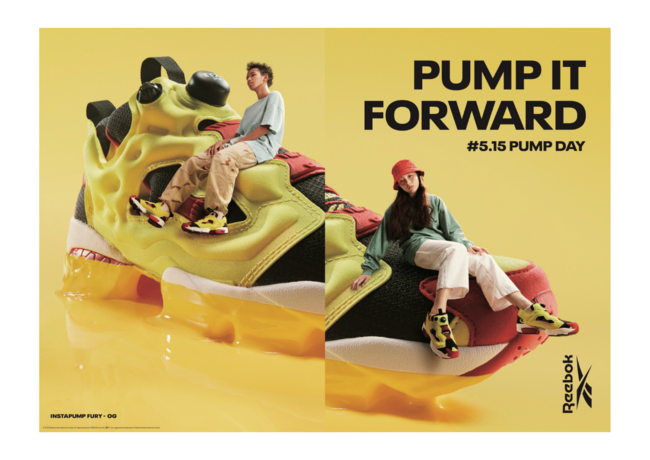 5月15日はリーボック ポンプデー 今年のテーマは Pump It Forward インスタポンプフューリー初期モデル シトロンカラー が日本限定で発売決定 時事ドットコム