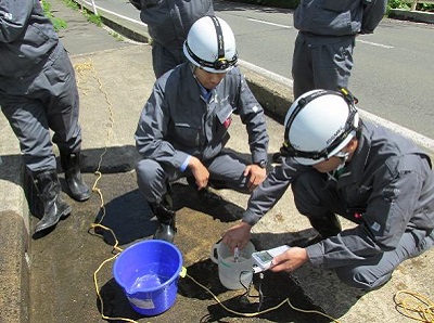 pH測定（富士見橋）