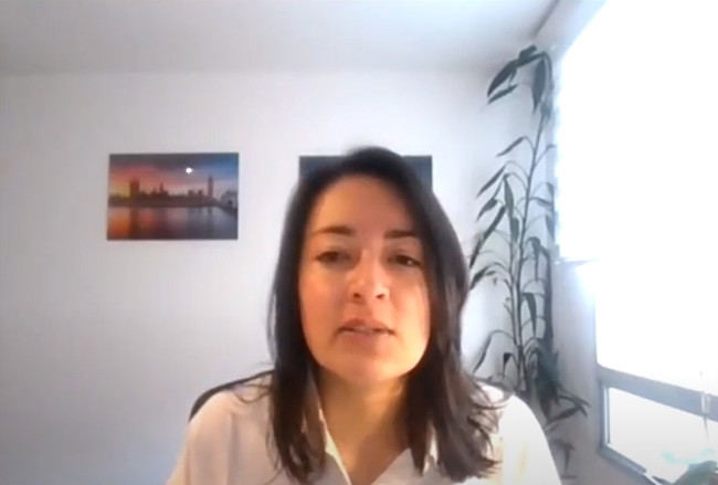 コロンビア鉱山エネルギー省　技術局長 Tatiana Aguilar Londono氏のオープニング挨拶