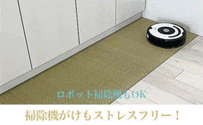 ロボット掃除機も スイスイと動きます