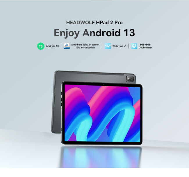 月限りHeadwolfのハイエンドのタブレットHPad2 Proが限定