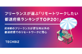 フリーランスが選ぶ「リモートワークしたい都道府県ランキングTOP20!」約8割が居住地以外でのリモートワークに関心