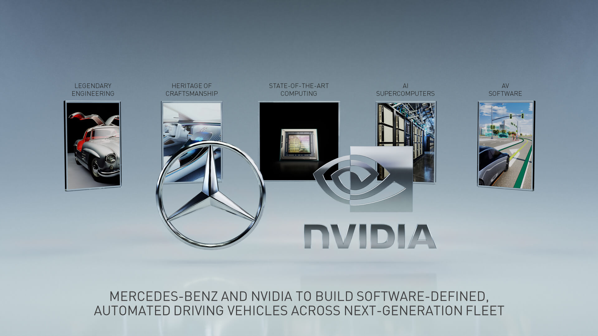 メルセデス ベンツと Nvidia 将来の車両に装備される 自動運転用のソフトウェア デファインド コンピューティング アーキテクチャを構築 Nvidiaのプレスリリース