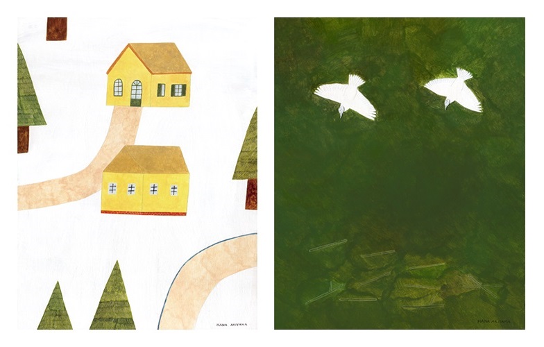 Cafe Meal Muji 新宿でイラストレーター秋山花展 A Pair Of を開催 株式会社イデーのプレスリリース