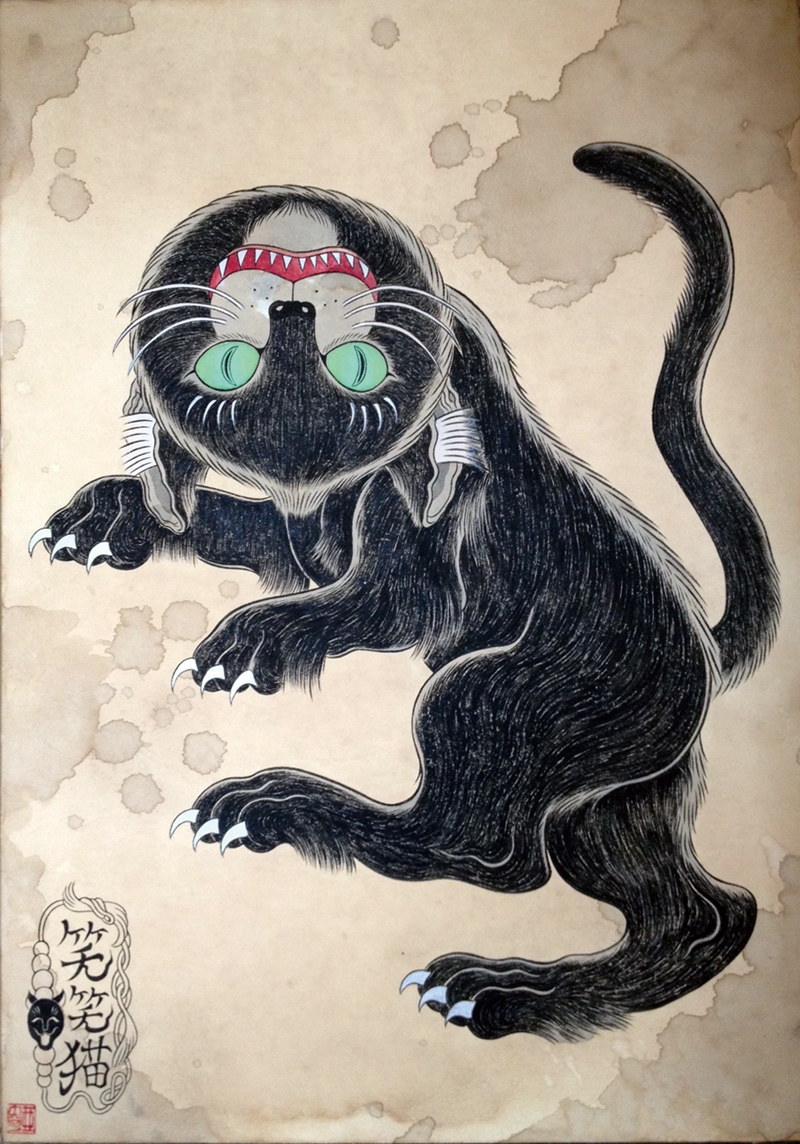 新宿 カフェ ミール ムジで石黒亜矢子展 化け猫と幻獣 を開催 株式会社イデーのプレスリリース