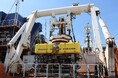 海底ケーブル埋設機施工技術の実海域での実証実験を実施