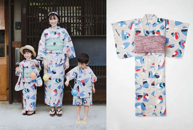 京都の Subikiawa スビキアワ 食器店 とコラボの ママとお子さまのおそろいも楽しめる 浴衣 や じんべい が新登場 株式会社フェリシモのプレスリリース