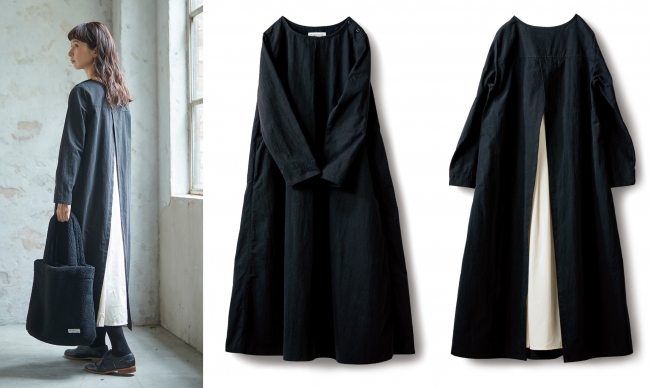 フェリシモのファッションブランド Suuny Clouds が19winter新作の中から 黒 のアイテムを先行販売開始 魔女 ワンピシリーズから2種類のワンピ 黒のコーデに合うバッグが登場 株式会社フェリシモのプレスリリース