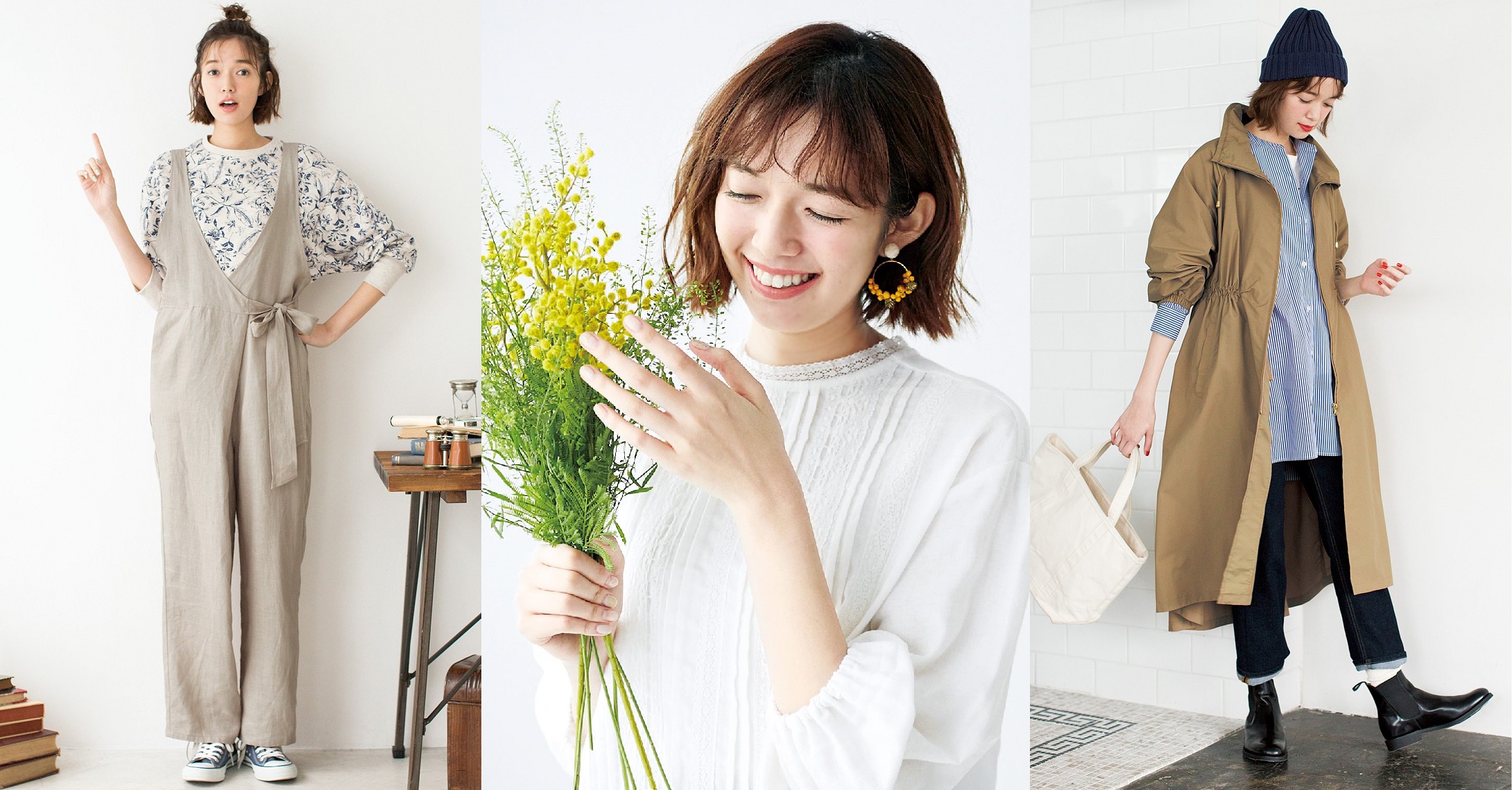 ファッションブランドLive in comfortの2020春ラインナップを発表、モデル・タレントの佐藤栞里さんとのコラボシリーズにも新作