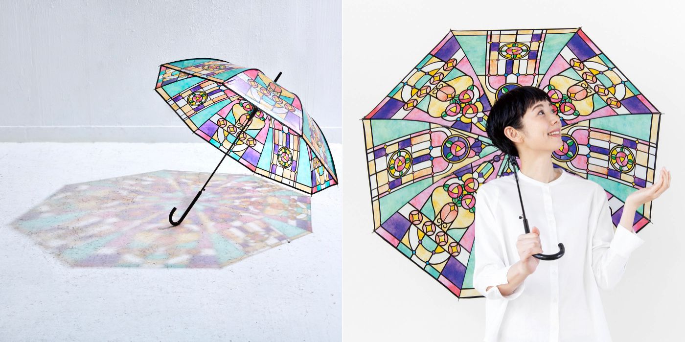 広げればあこがれの世界 大正ロマンなステンドグラスの傘 がフェリシモ You More から誕生 株式会社フェリシモのプレスリリース