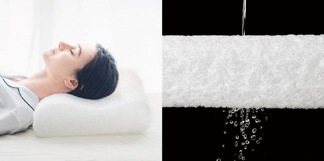 水ぎれのよい中材なので、まるごとあらえます