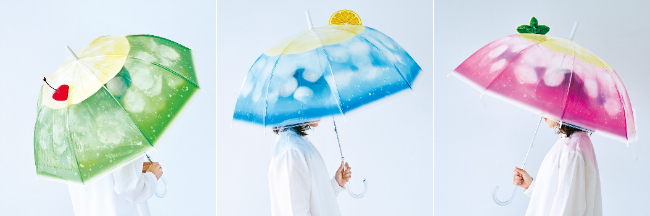 クリームソーダの透明感をそのまま表現した シュワシュワ弾けるクリームソーダの透明傘 が フェリシモ You More から誕生 株式会社フェリシモのプレスリリース