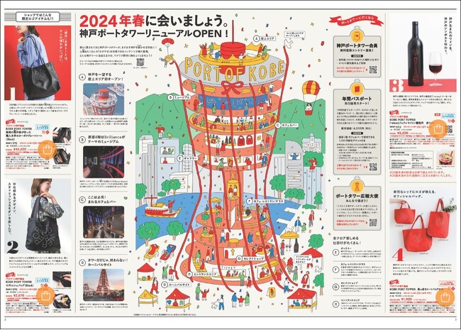 神戸のランドマーク「神戸ポートタワー」のグッズや年間パスポート先行