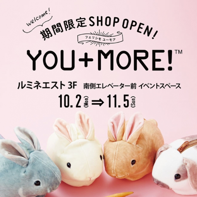 ルミネエスト（新宿）にフェリシモ『YOU+MORE! [ユーモア]』が期間限定