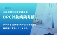 DPC対象病院実績（全国病院別治療実績検索）を最新版（2024年4月～2025年3月）に更新しました