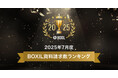 「BOXIL」が2025年7月度資料請求数ランキングを発表