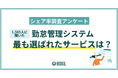 【BOXILアンケート調査】勤怠管理システムシェア 人気はマネーフォワード、ジョブカン