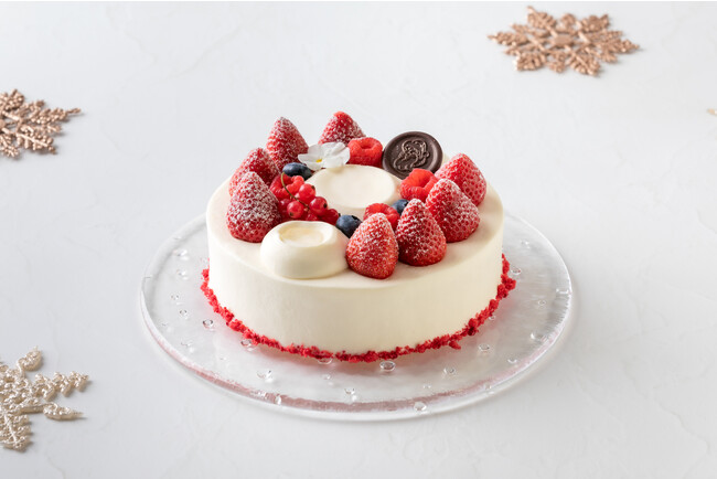 上品な発色が魅力のエディブルフラワー咲かせた 3種のきらめくクリスマスケーキ ハイアット リージェンシー 大阪のクリスマスケーキ スイーツ22 ハイアット リージェンシー 大阪 外食業界の新店舗 新業態など 最新情報 ニュース フーズチャネル