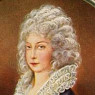 Modern actress representing H. M. Queen Maria Theresa of Austria