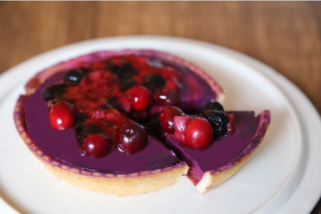 パープルポテトチェリーパイ